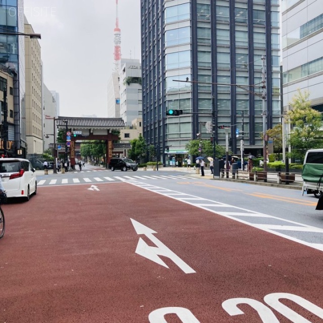 ACN芝大門ビル ビル前面道路