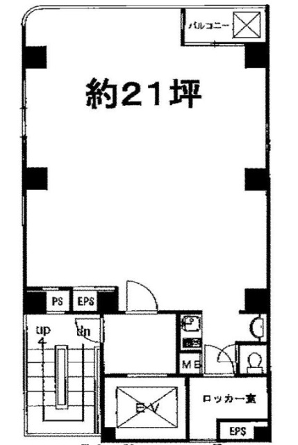 クロサワ第2ビル2F 間取り図