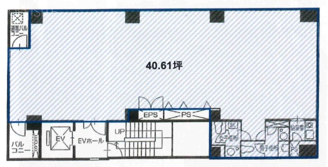 錦糸町シティ(ホーメスト錦糸町)ビル3F 間取り図