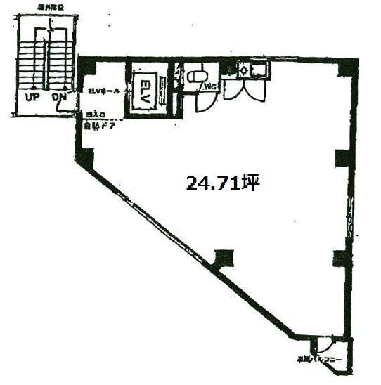 パリービル3F 間取り図