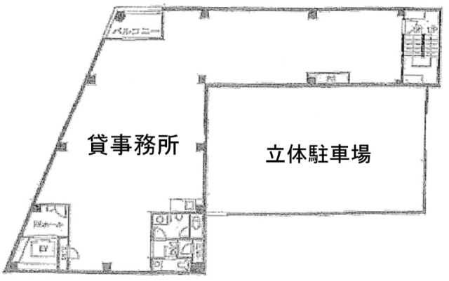 日立金町ビル5F 間取り図