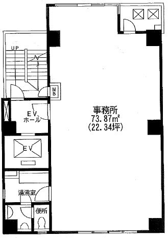 松下ビル6F 間取り図