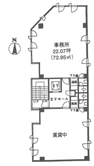 富沢ビル4F 間取り図