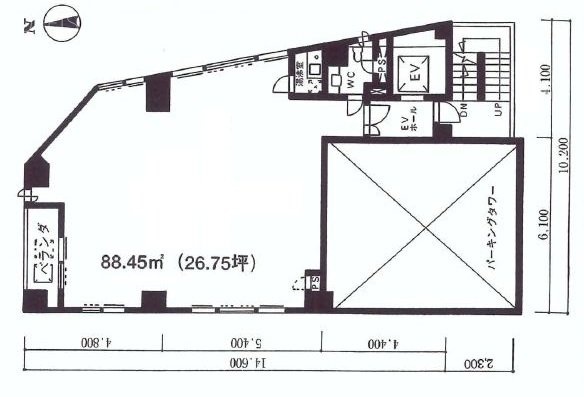 大黒ビル4F 間取り図