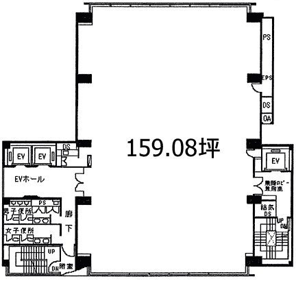 日本橋堀留町ファースト4F 間取り図