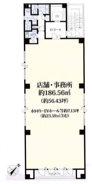 HNビル7F 間取り図