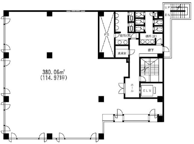 マサキビル5F 間取り図