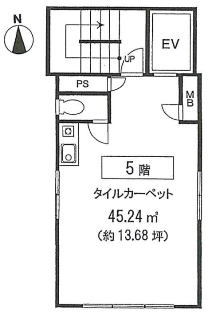 アルテビル三番町4F 間取り図