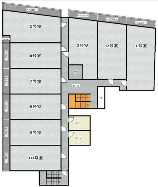 新陽ビル高田馬場4F 間取り図