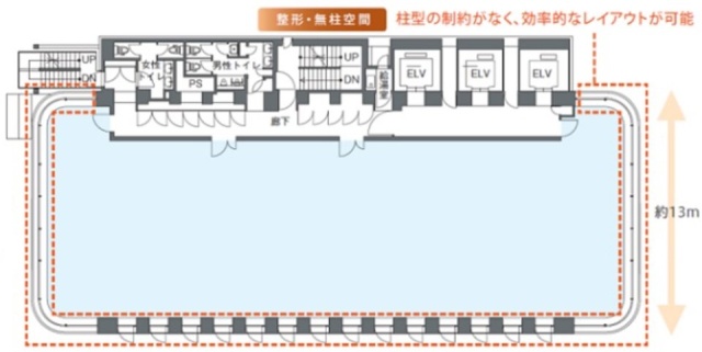 DLXビルディング9F 間取り図
