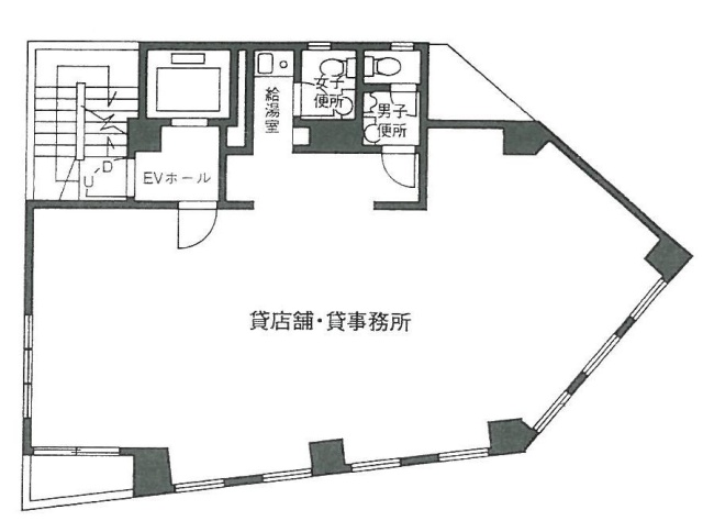 ガイア恵比寿ビル2F 間取り図