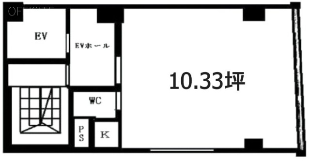 嶋屋ビル3F 間取り図