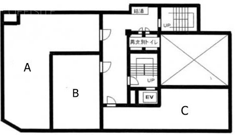 アライアンス関内ビルB 間取り図