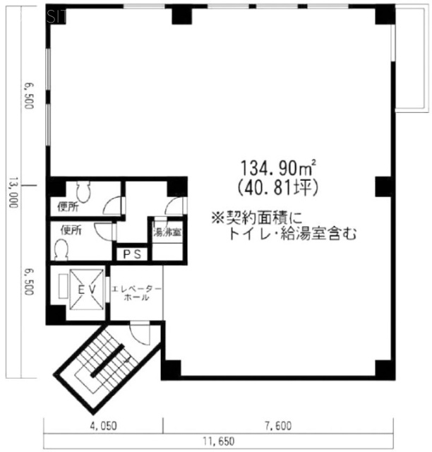 NOEビル3F 間取り図