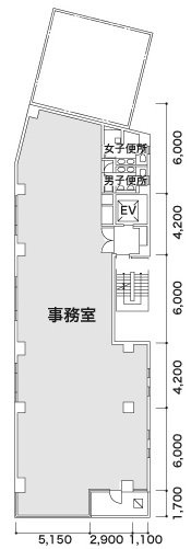 新中野FKビル2F 間取り図