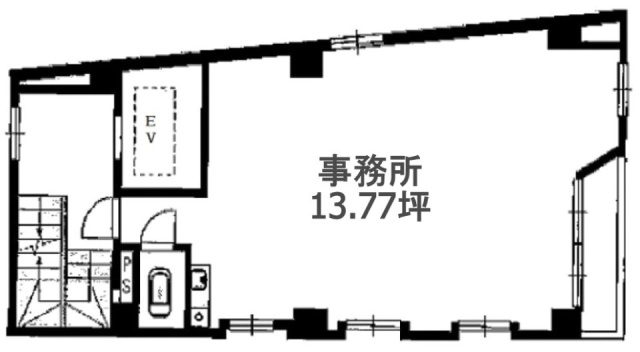 ユービズ神田神保町(福生第2ビル)4F 間取り図