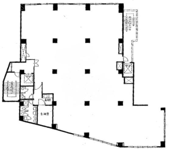 第一九曜ビル1F 間取り図