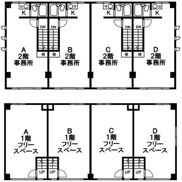 ウェルズ21船橋パート3ビルA 間取り図