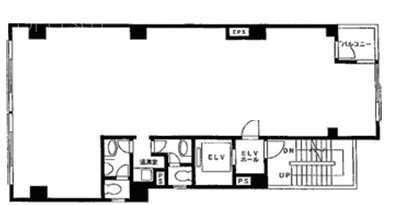 Biz Feel 田町1F 間取り図