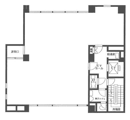 新荒井ビル4F 間取り図