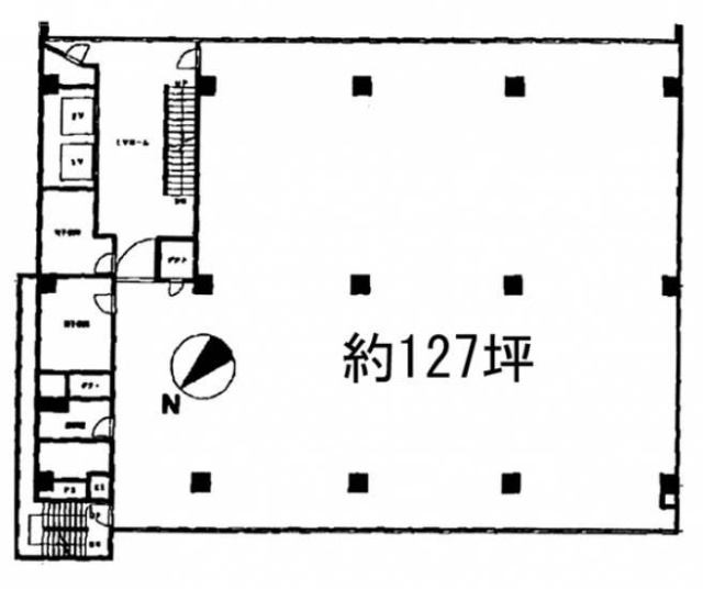 塩業会館ビル8F 間取り図