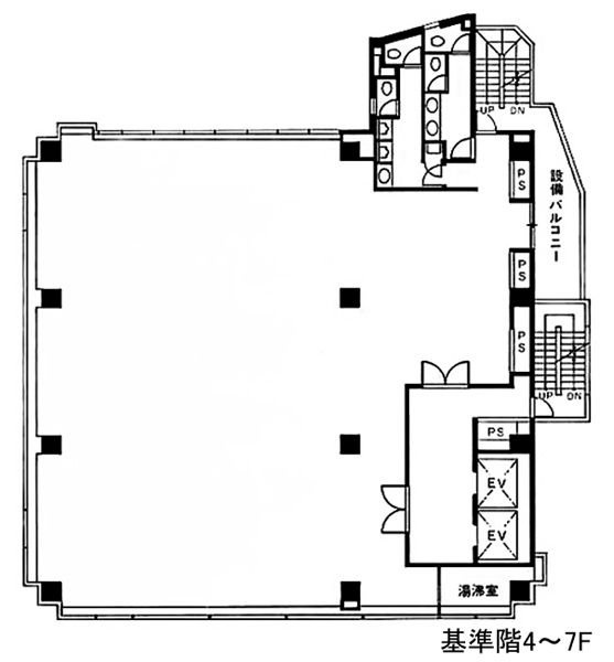 目黒東洋ビル7F 間取り図