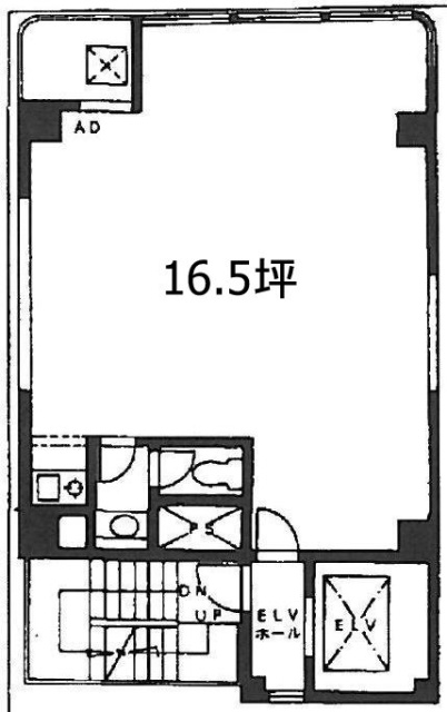 M-1(エムワン)ビル3F 間取り図