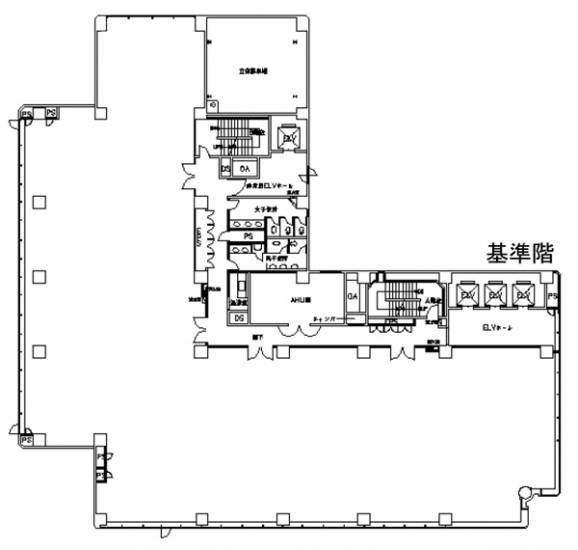 五反田イーストビル6F 間取り図