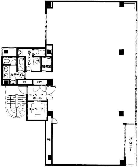 光澤堂GINZAビル2F 間取り図