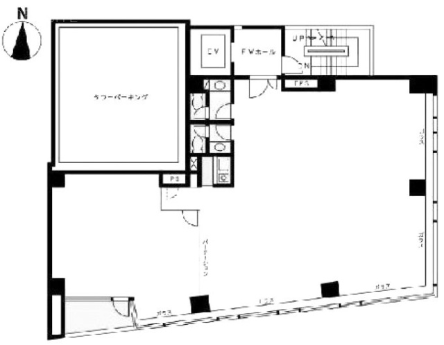 アイデアルビル2F 間取り図