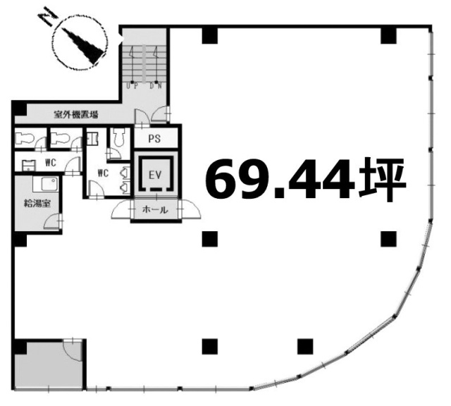 リョービビル6F 間取り図