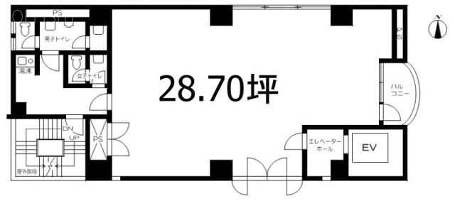 大野ビル6F 間取り図