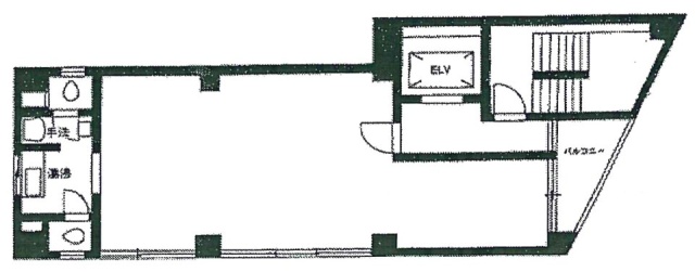 都築ビル5F 間取り図