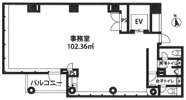 VORT神保町2F 間取り図