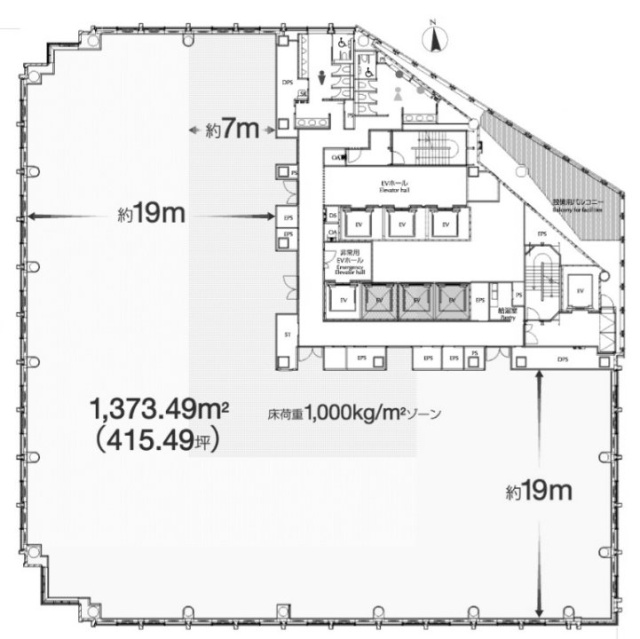 住友不動産飯田橋ファーストタワー29F 間取り図