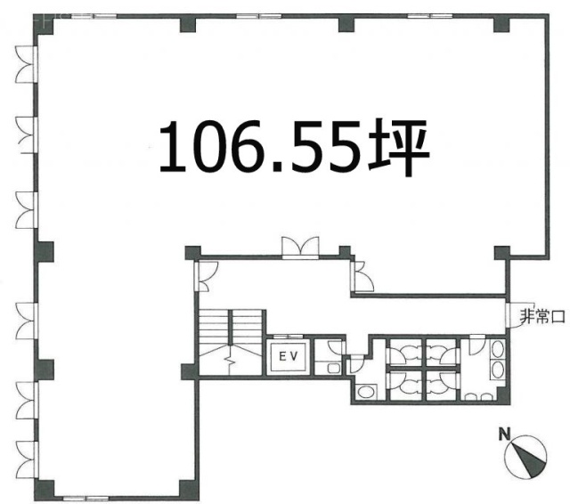 鳥本鋼業ビル5F 間取り図