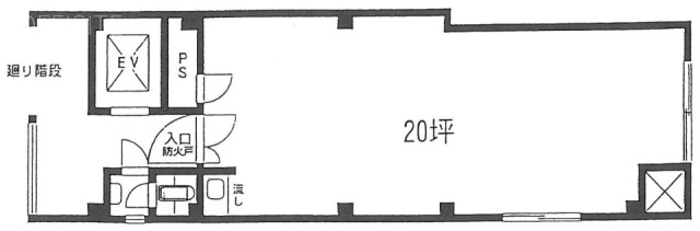 星野神田西口ビル4F 間取り図