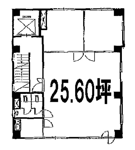 大眞織物ビル2F 間取り図