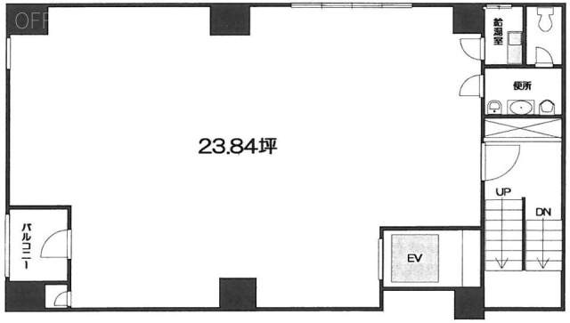 新井ビルB1F 間取り図