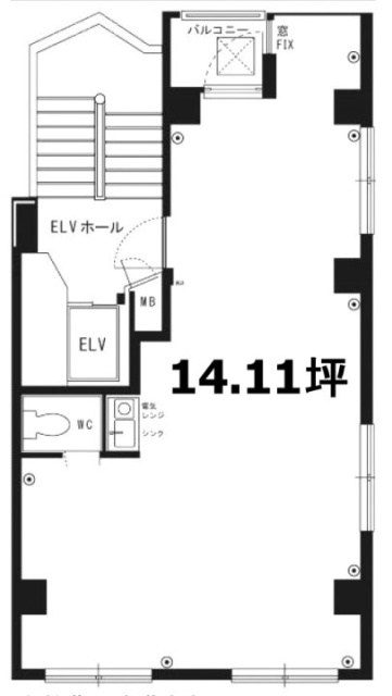 青山ビル3F 間取り図