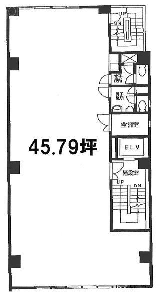 上野鈴木ビル2F 間取り図