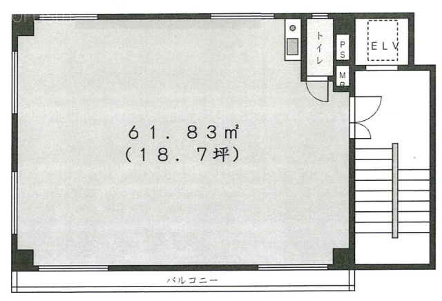 ベル赤坂3F 間取り図
