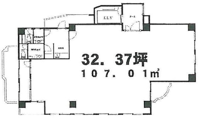 三朝庵ビル4F 間取り図