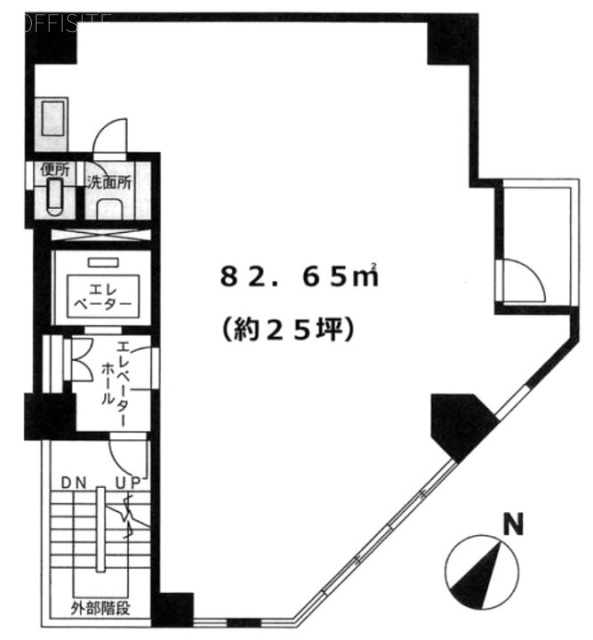 神田ノースフロント2F 間取り図