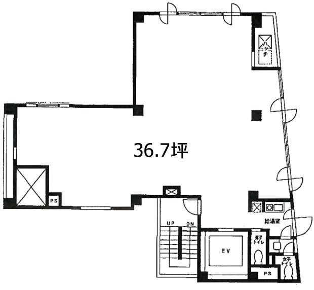 とらい館4F 間取り図