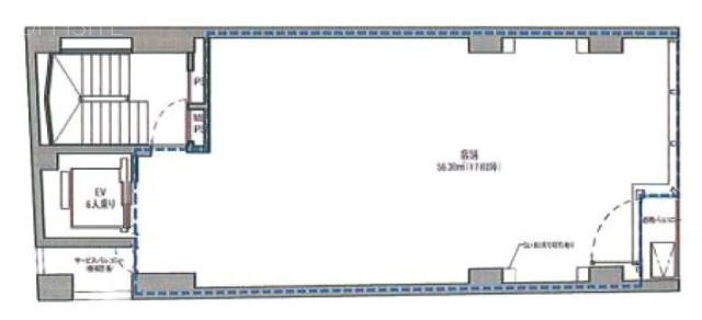 LuLud AKASAKA4F 間取り図