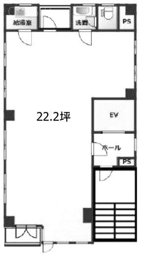 サンプラザビル6F 間取り図