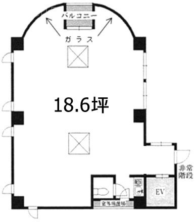 蔵前妙見屋ビル7F 間取り図