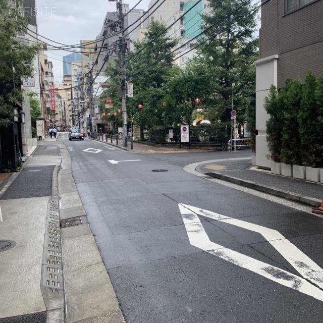麻布十番2Aビル ビル前面道路
