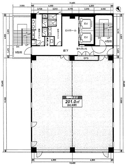 新横浜金子ビル5F 間取り図